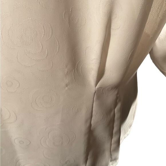 Laura and Jayne Women’s Vintage White Blouse Button Up 80s 90s Size 14 - Picture 8 of 15